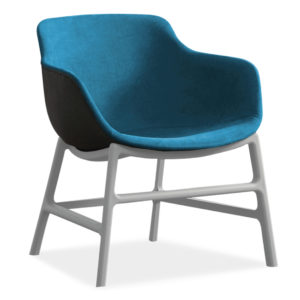 SILLÓN LEA AZUL (12 PZS)